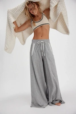 Wait A Minute Wide-Leg Lounge Pants