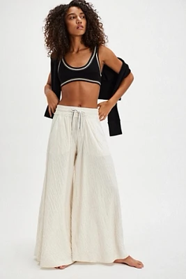 Wait A Minute Wide-Leg Lounge Pants