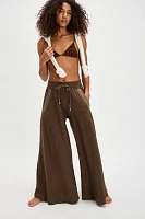 Wait A Minute Wide-Leg Lounge Pants