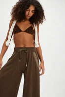 Wait A Minute Wide-Leg Lounge Pants