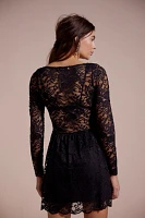 Nightcap Tulip Lace Mini Dress