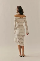 Nightcap French Antique Lace Midi Dress