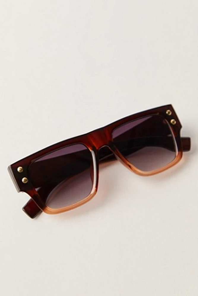 Brisbane Studded Wayfarer Sunglasses