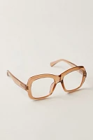 Esther Oversized Square Blue Light Glasses