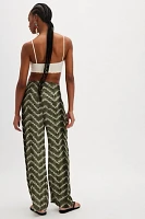 Kinga Csilla Shiloh Sun Straight-Leg Pants