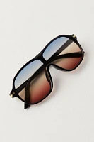 The Time Is Now Oversized Shield Sunglasses