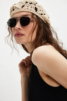 Montez Metal Aviator Sunglasses