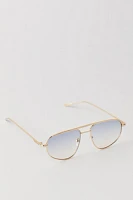 Montez Metal Aviator Sunglasses