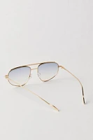 Montez Metal Aviator Sunglasses