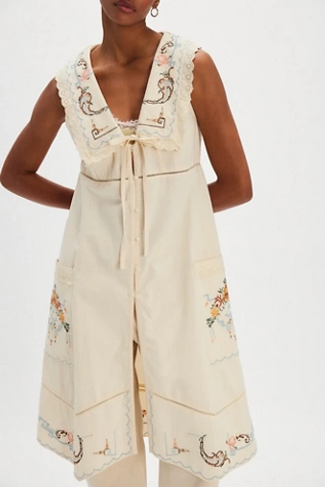 Allie Embroidered Vest