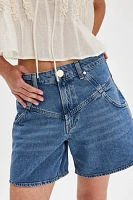 OneTeaspoon Kinks Mid-Waist Denim Shorts