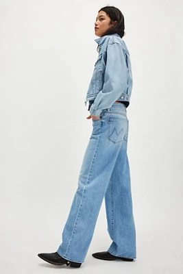 MOTHER The Dodger Button Hover Cuff Jeans