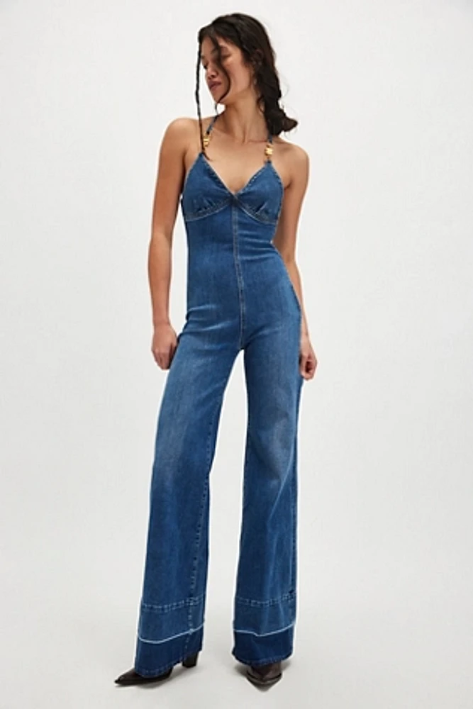 MOTHER The Platform Heel Jumpsuit