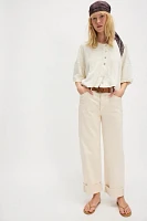 MOTHER The Spitfire Ankle Cuff Jeans