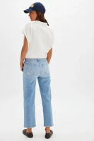 MOTHER The Rambler Zip Ankle Jeans