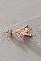 Sirciam Quilted Arrow Single Stud Earring