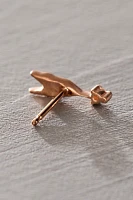 Sirciam Quilted Arrow Single Stud Earring