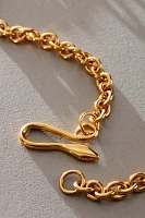 Dea Dia Serpent Hook Chain Necklace