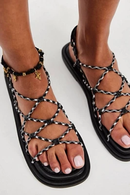 Bungee Strappy Sandals