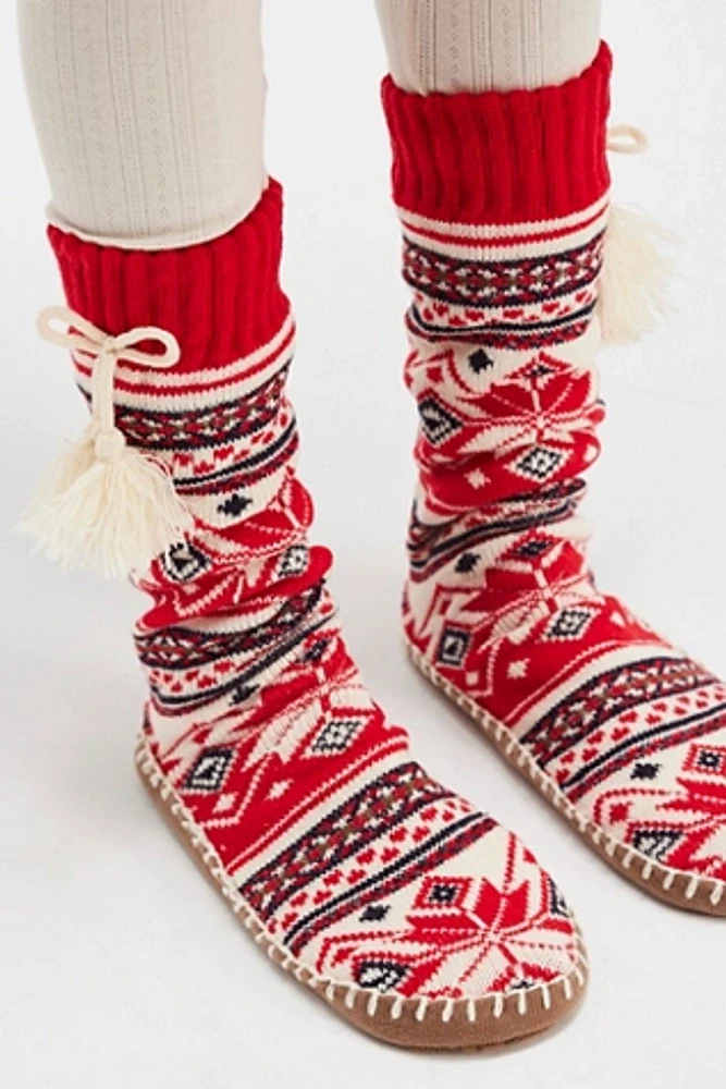 Home For The Holidays Slipper Socks