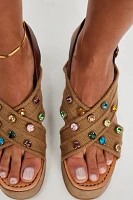 Beach Club Embellished Platforms