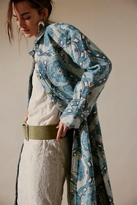 Suede Hex Hip Belt