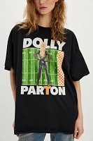 LivyLu Dolly Parton Checker Field T-Shirt