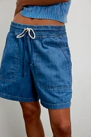 We The Free Hold On Tight Denim Board Shorts