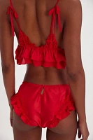 Butterfly Lace Ruffle Cheeky Undie