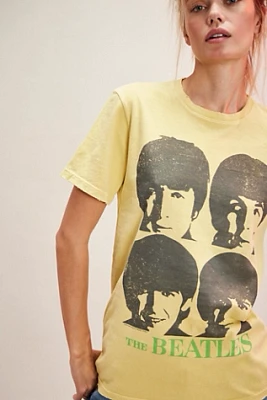 Junk Food The Beatles Portrait Tee