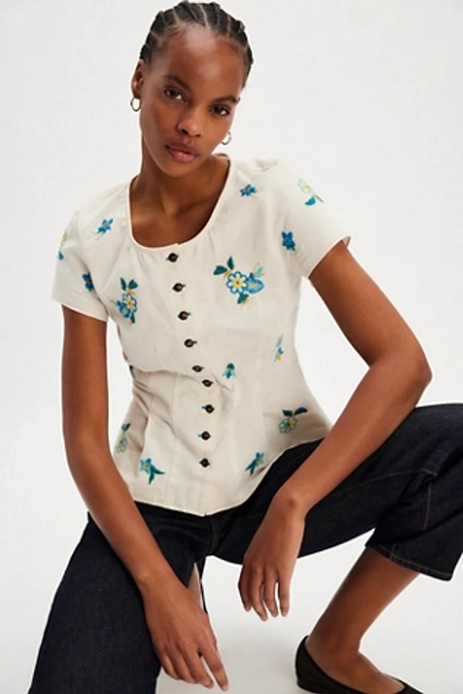 Kelly Embroidered Blouse