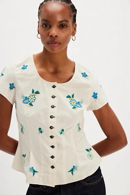 Kelly Embroidered Blouse