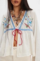 Bouquet Toss Bed Jacket