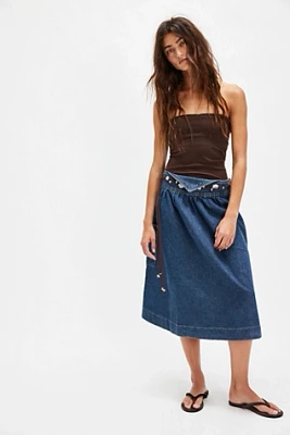 Damson Madder Hollis Midi Skirt