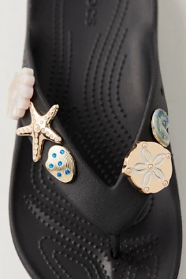 Crocs Gold Seashell Jibbitz