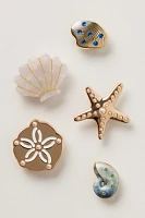 Crocs Gold Seashell Jibbitz