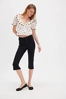 For Love & Lemons Beaded Cherries Top