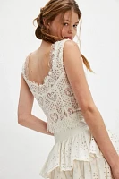 For Love & Lemons Doily Lace Top
