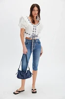 For Love & Lemons Ruby Ribbon Top
