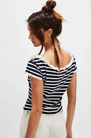 For Love & Lemons Suzette Stripe Top