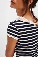 For Love & Lemons Suzette Stripe Top
