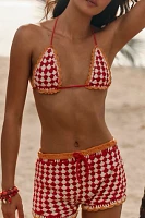 It's Now Cool The Printed Crochet Bikini Bottoms