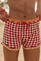 It's Now Cool The Printed Crochet Bikini Bottoms