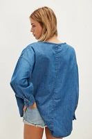 We The Free Denim Dreaming Pullover