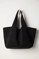 Blair Reversible Vegan Suede Tote