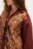 We The Free Pressed Flowers Kimono
