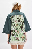 We The Free Pressed Flowers Kimono