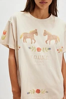 Found Floral Horse Farm Tee