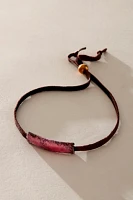 Michelle DaRin Copper And Leather Bracelet