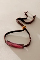 Michelle DaRin Copper And Leather Bracelet